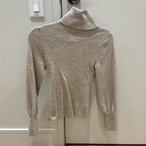 Aritzia turtleneck colour heather oatmeal (light beige) size S